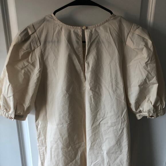 Bird & Knoll Freja Dress size XS NEW WITHOUT TAGS Coconut Cream $365 - Picture 9 of 13